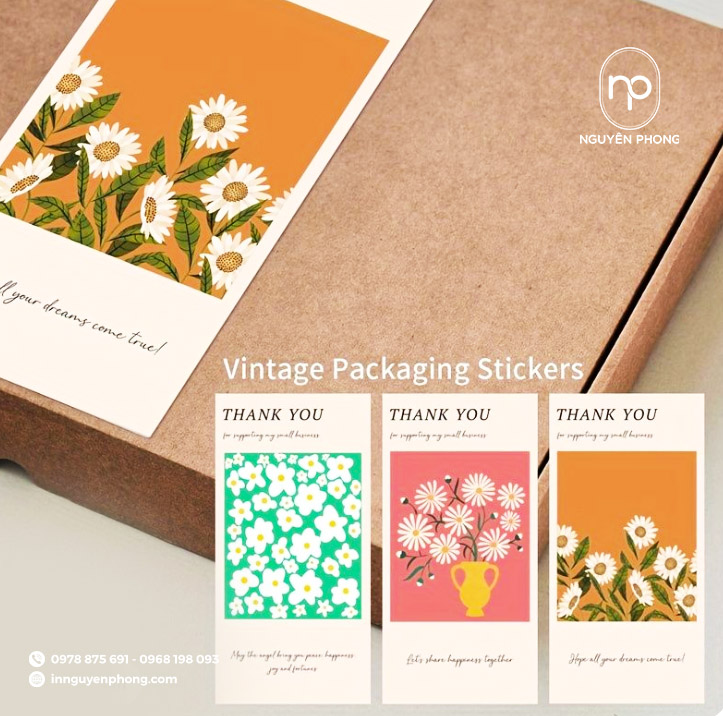 In sticker cảm ơn